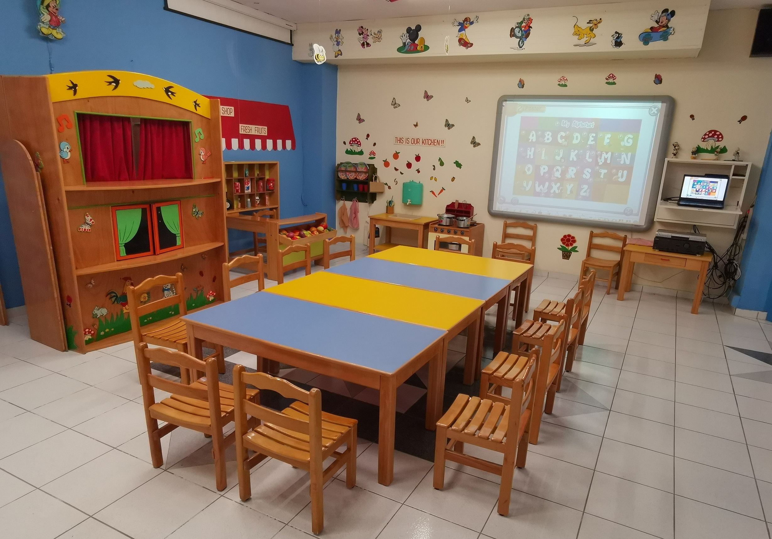 Αίθουσα Pre-Junior για μικρούς μαθητές